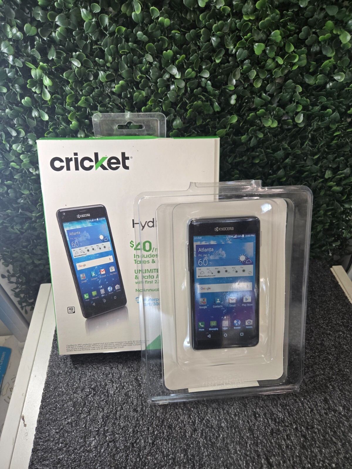 Kyocera Hydro View 4G LTE – 8GB – Black – Brand New – Cricket Wireless Locked