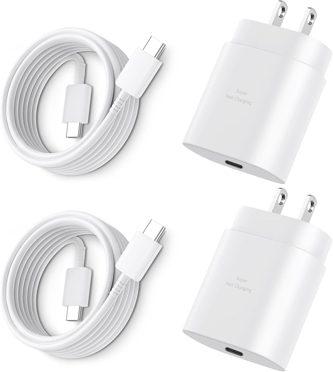 25W USB-C Fast Wall Charger for Samsung Galaxy S26 S25 S24 S23 S22 S21 S20 Plus
