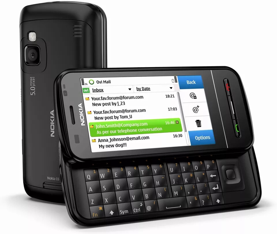Original Nokia C6 C6-00 Slider Cell Phone 3G Wi-Fi GPS Bluetooth 5MP Symbian