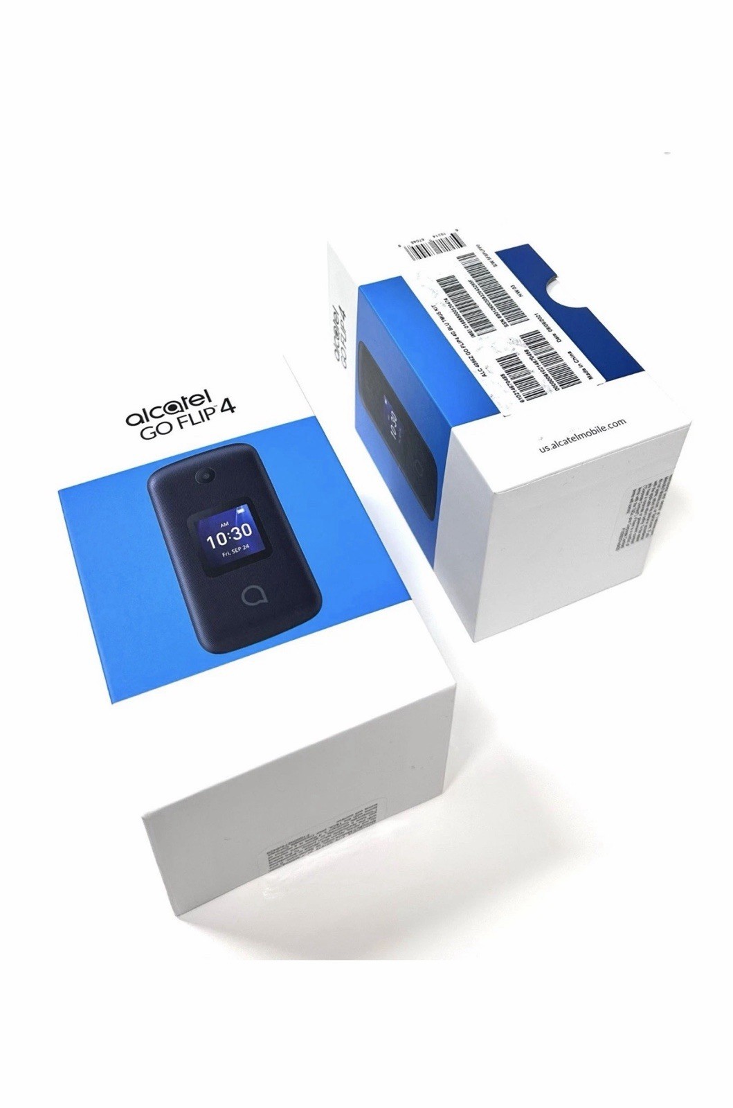 ALCATEL GO FLIP 4 4056Z 4GB METRO LOCKED BRAND NEW BLUE COLOR METROPCS LOCK