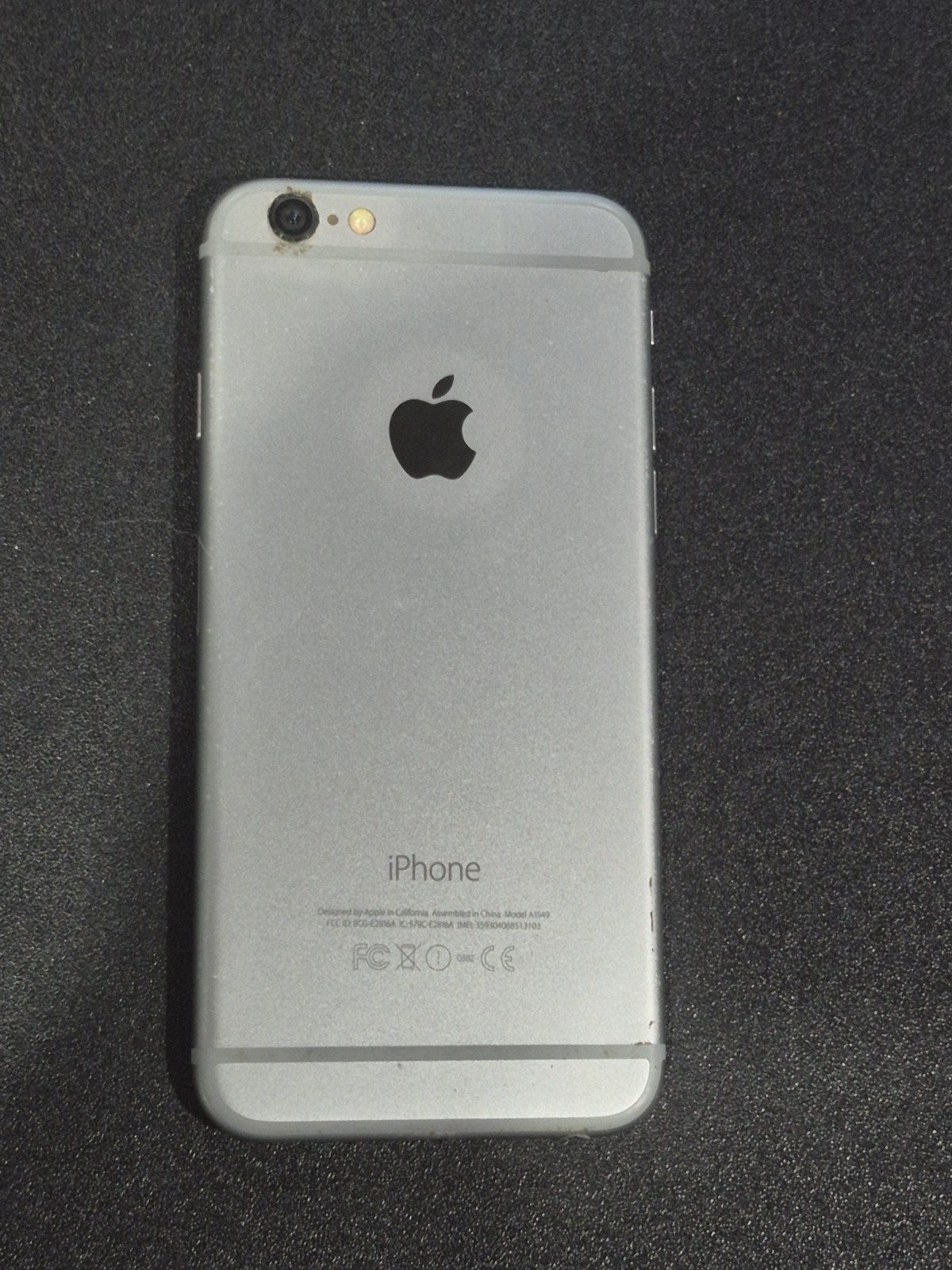 Apple iPhone 6 16GB Gray iOS Smartphone 8MP Camera MG5W2LL/A