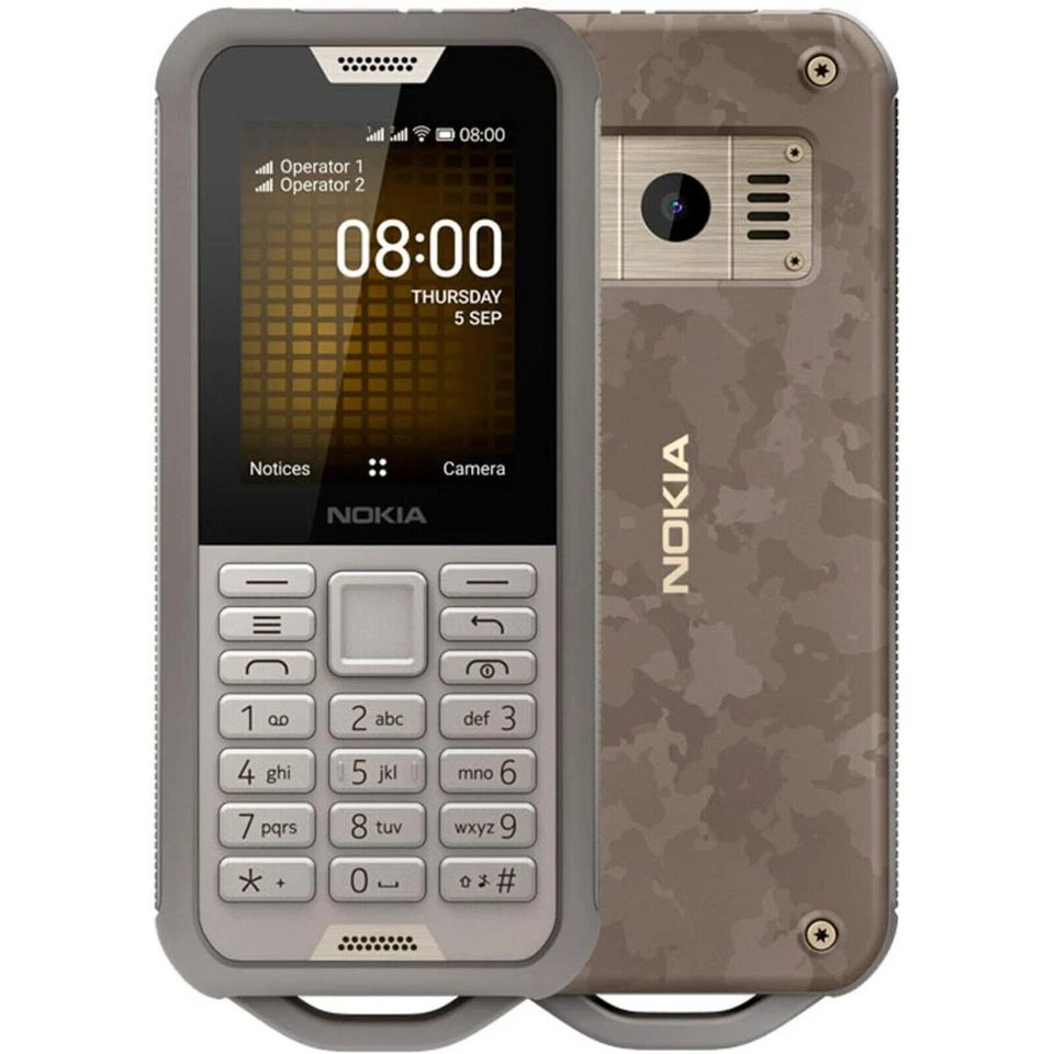 Nokia 800 Tough 4G Dual SIM Unlocked KaiOS Rugged classic Phone 1 year warranty
