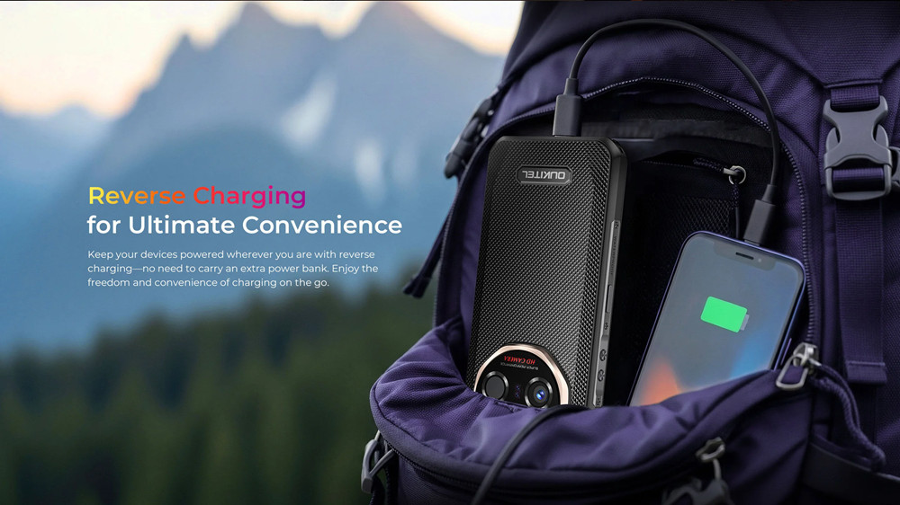 OUKITEL WP55 Ultra 5G Thermal Imaging Rugged Phone 48GB+512GB 11000mAh 108MP