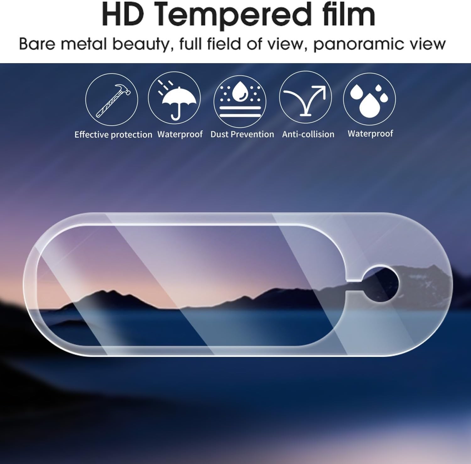 2PCS Camera Lens Protector for Google Pixel 10 Pro XL Scratch-resistant Bump-res