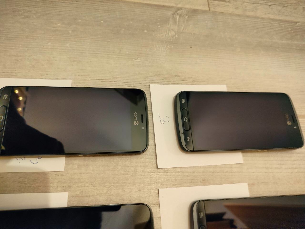 Doro 8040 / Doro DSB-0090 Lot of 6 – Smartphones for Parts / Repair – Screens OK
