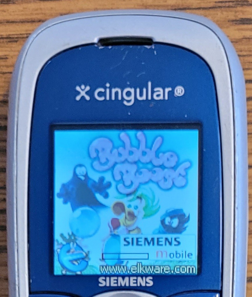Siemens CT66 – Blue and Gray ( Cingular ) Very Rare Cellular GSM Phone