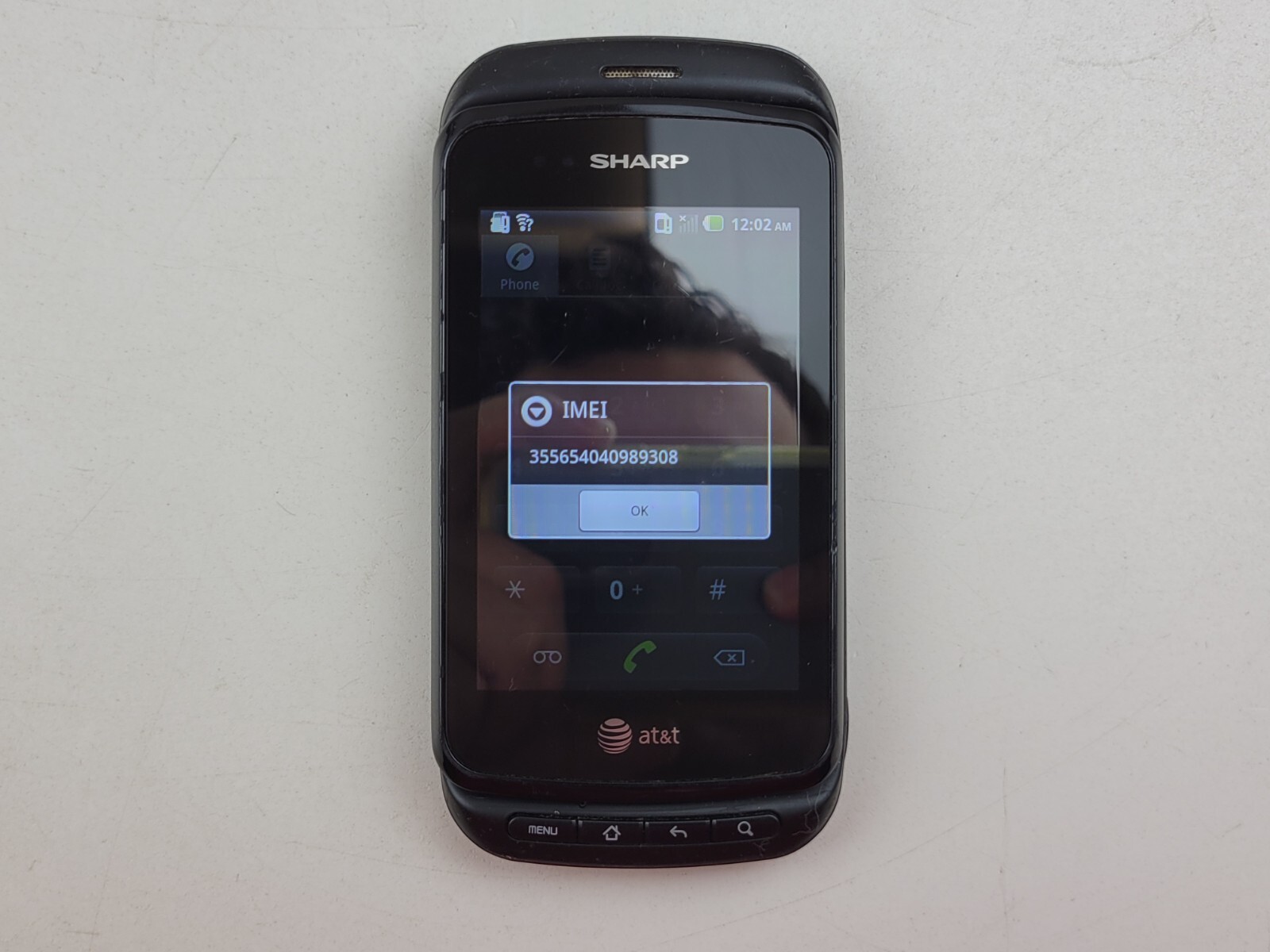 Sharp FX Plus (ADS1) 120MB – Black (AT&T) QWERTY Slider – *PLEASE READ* – J7632