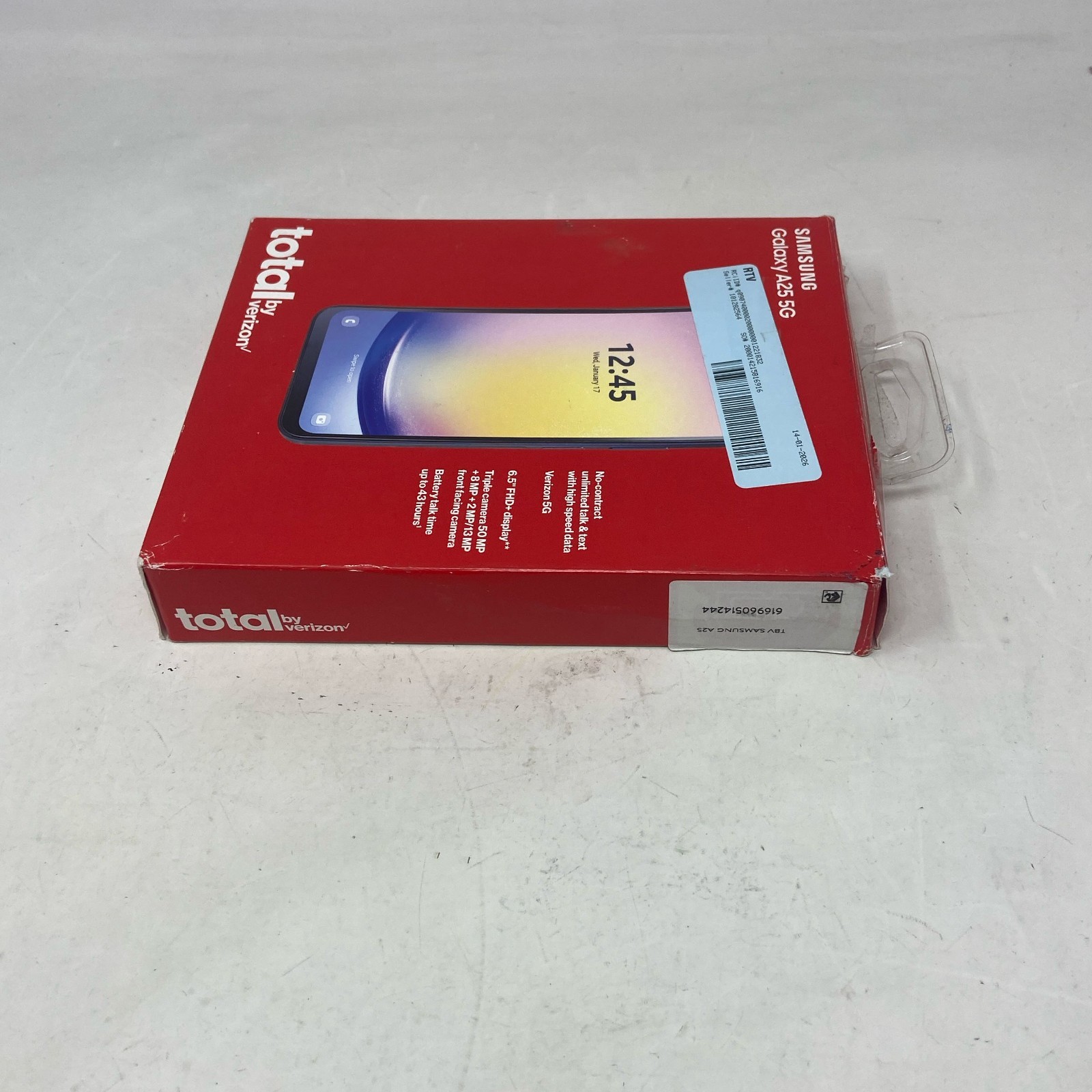 Samsung Galaxy A25 5G 128GB Black Total by Verizon Locked