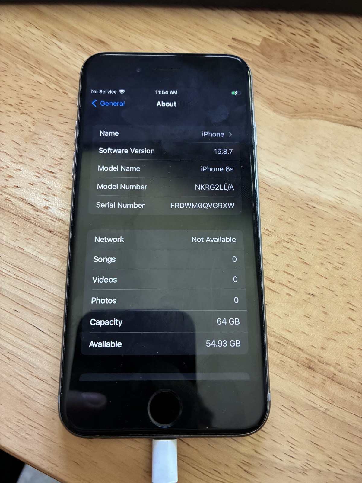 Apple iPhone 6s – 64GB – Space Gray (AT&T) A1633