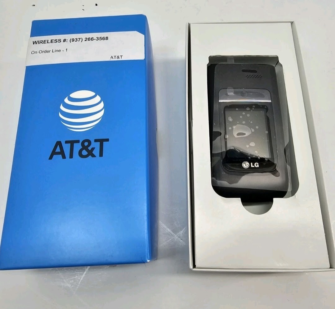 AT&T Cingular Flip IV Smartflip 4GB 4G LTE KaiOS – Black (U102AA)