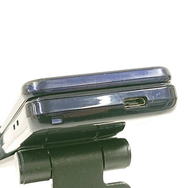 Sharp Aquos Mobile Sh-01J Docomo Blue Black Main Body C20413 Japanese Flip phone