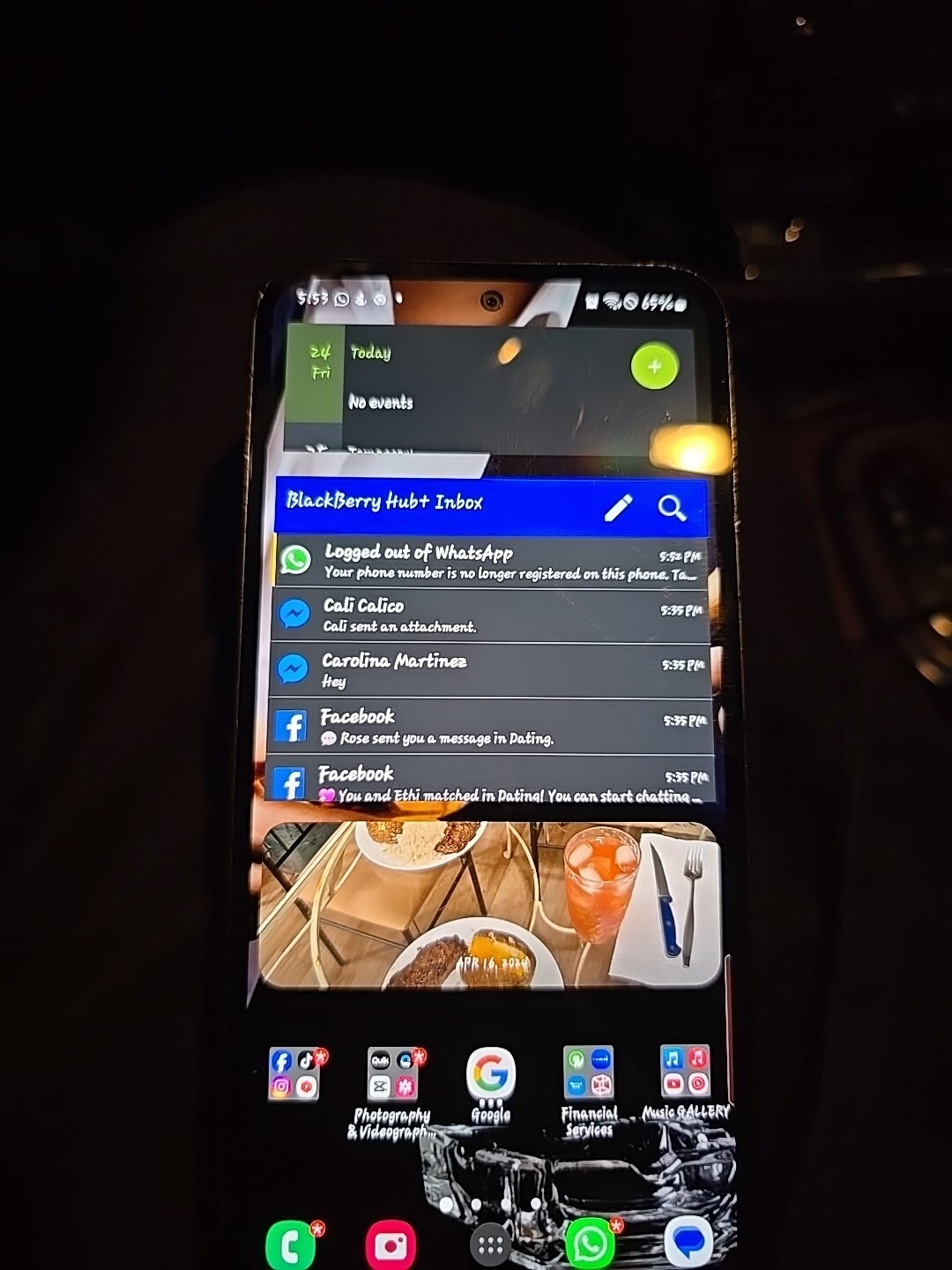 Samsung Galaxy A54 5G With TikTok And CapCut Installed SD Card Slot