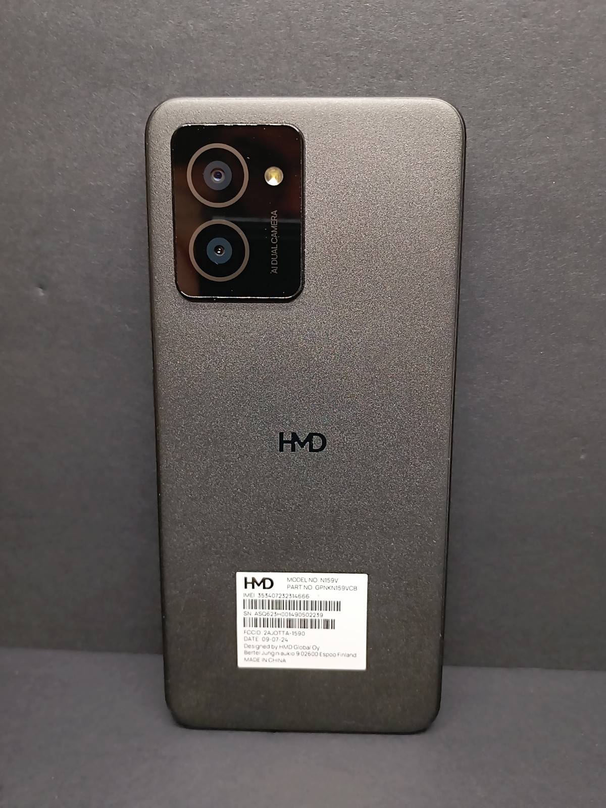HMD Vibe N159V Smartphone, 64GB, 3GB Visible By Verizon Gray