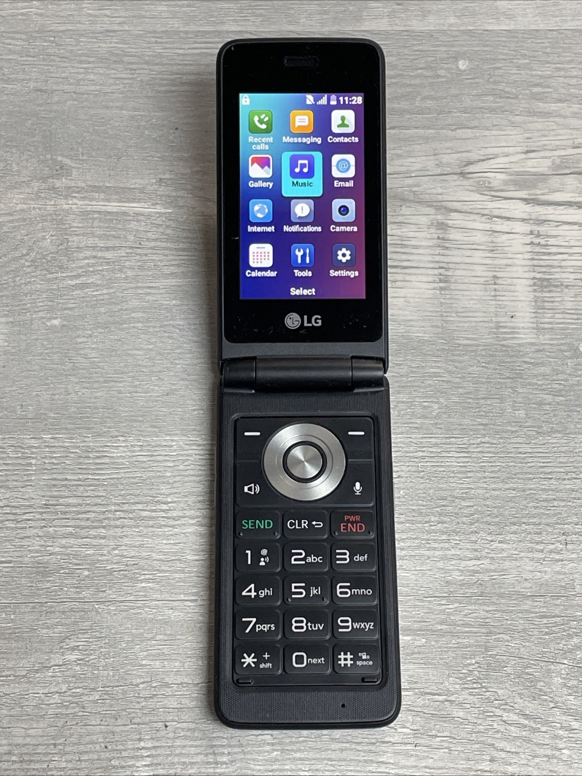 LG Exalt Wine UN220 Flip Phone – (Unlocked) 4G LTE