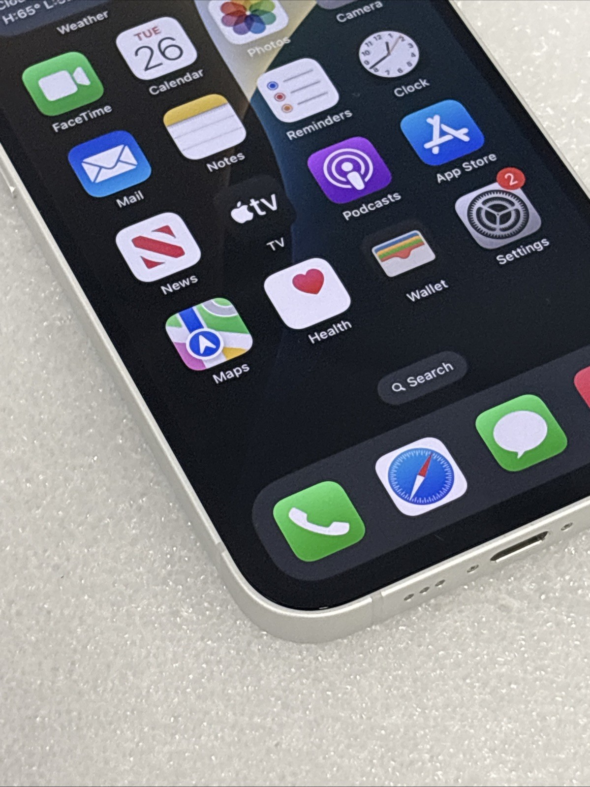 Apple iPhone 16e – 128 GB – White (AT&T)