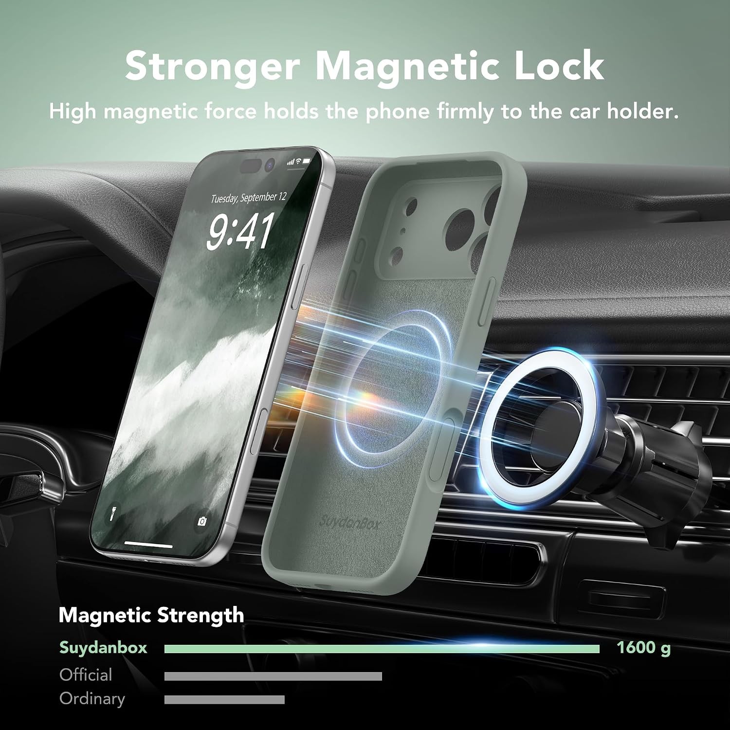 Silicone Shockproof Magnetic Case for iPhone 17 Pro 6.3″, Full Protection, Calke