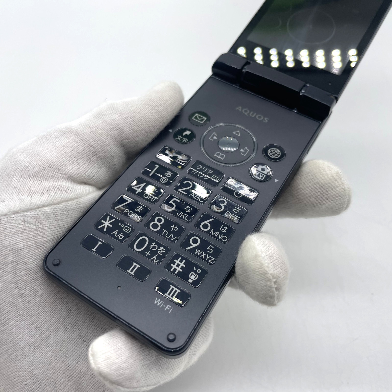 SHARP AQUOS Keitai 3 805SH SoftBank Unlocked SIM Free Flip Phone Black Japan