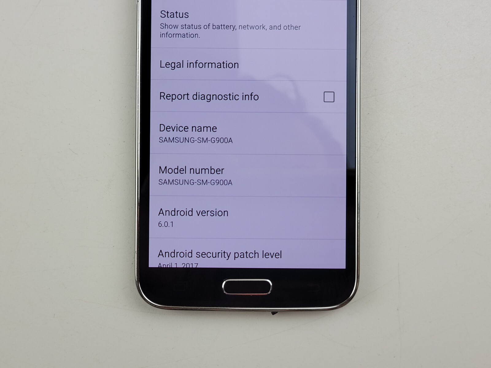 Samsung Galaxy S5 (SM-G900A) 16GB – Black (AT&T) Smartphone – Clean IMEI – J7686