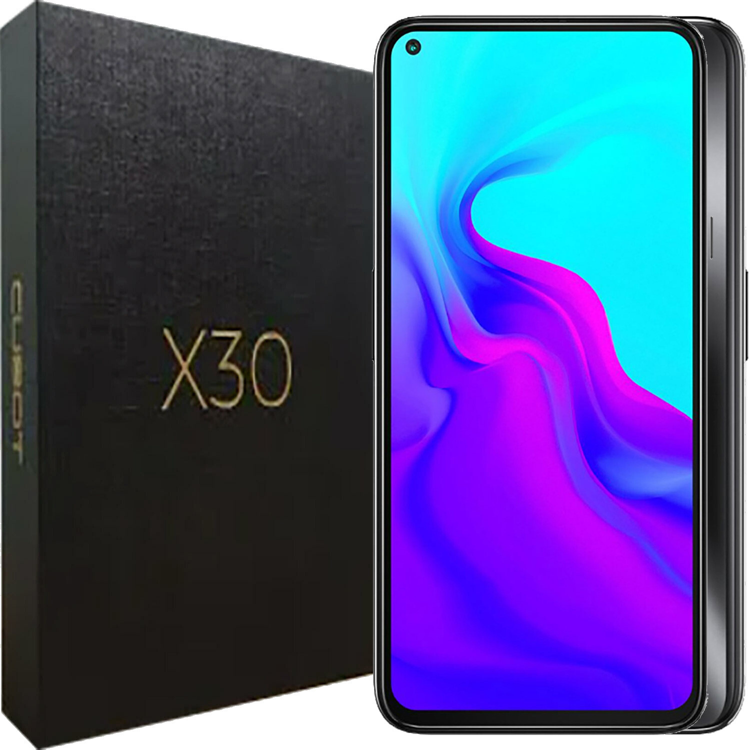 Cubot X30 4G/LTE Black 256GB + 8GB Dual-Sim Factory Unlocked GSM NEW