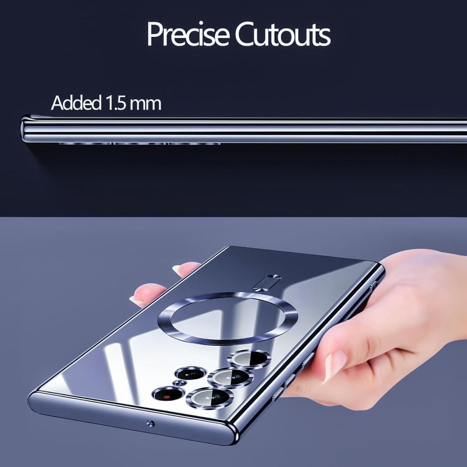 For Samsung Galaxy S25 Ultra Case with Shockproof Protection & Screen Protector