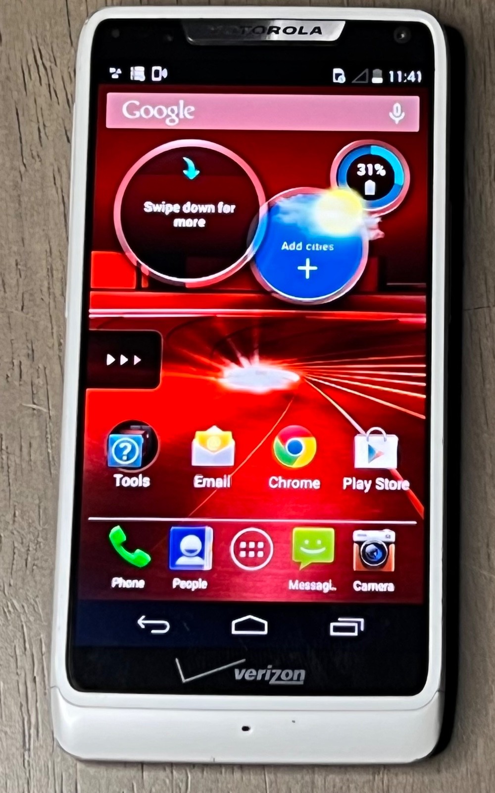 Motorola Droid Razr M 8GB XT907 VERIZON CARRIER *USED/CLEAN/TESTED/READ*