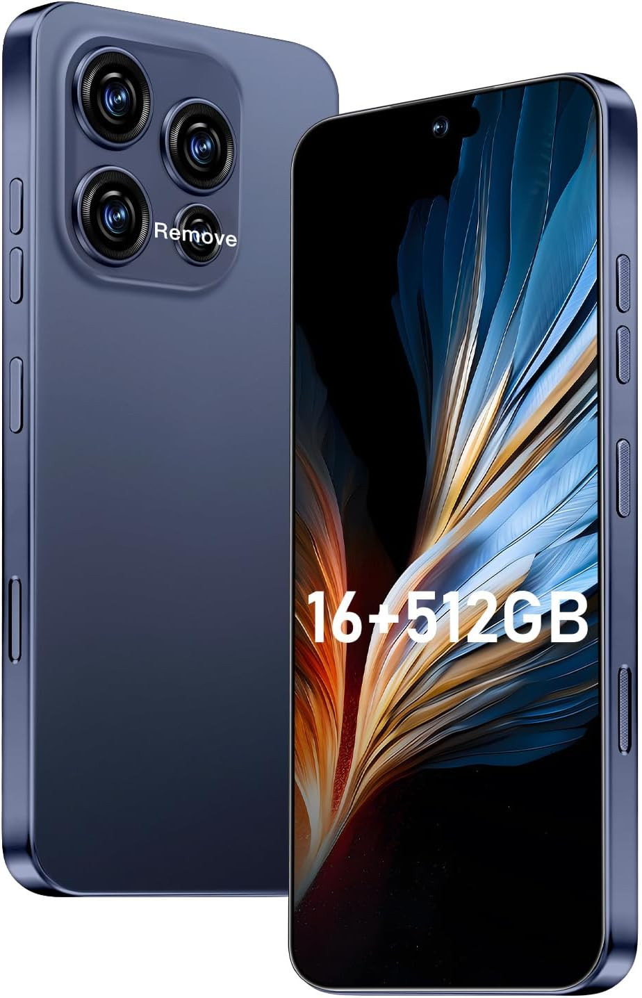 16PM Smartphone New Upgrade 16GB+512GB/6.99″ Display 68+108MP Zoom Camera,Temper