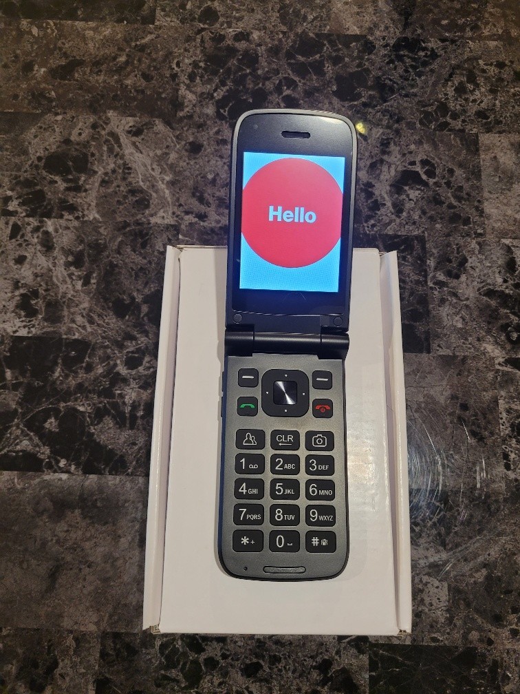 Verizon Orbic Journey V 4G LTE Black Prepaid and Postpaid 4G Flip Phone