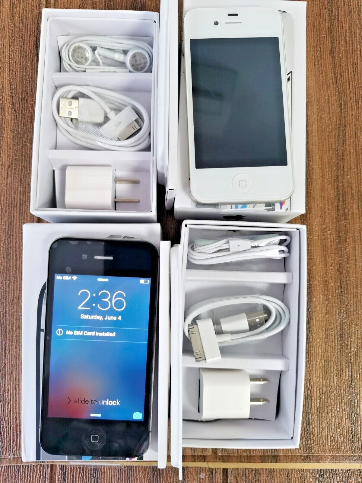 Apple iPhone 4s – 8GB 16GB 32GB 64GB – Black White (Unlocked) (CDMA + GSM) IOS9