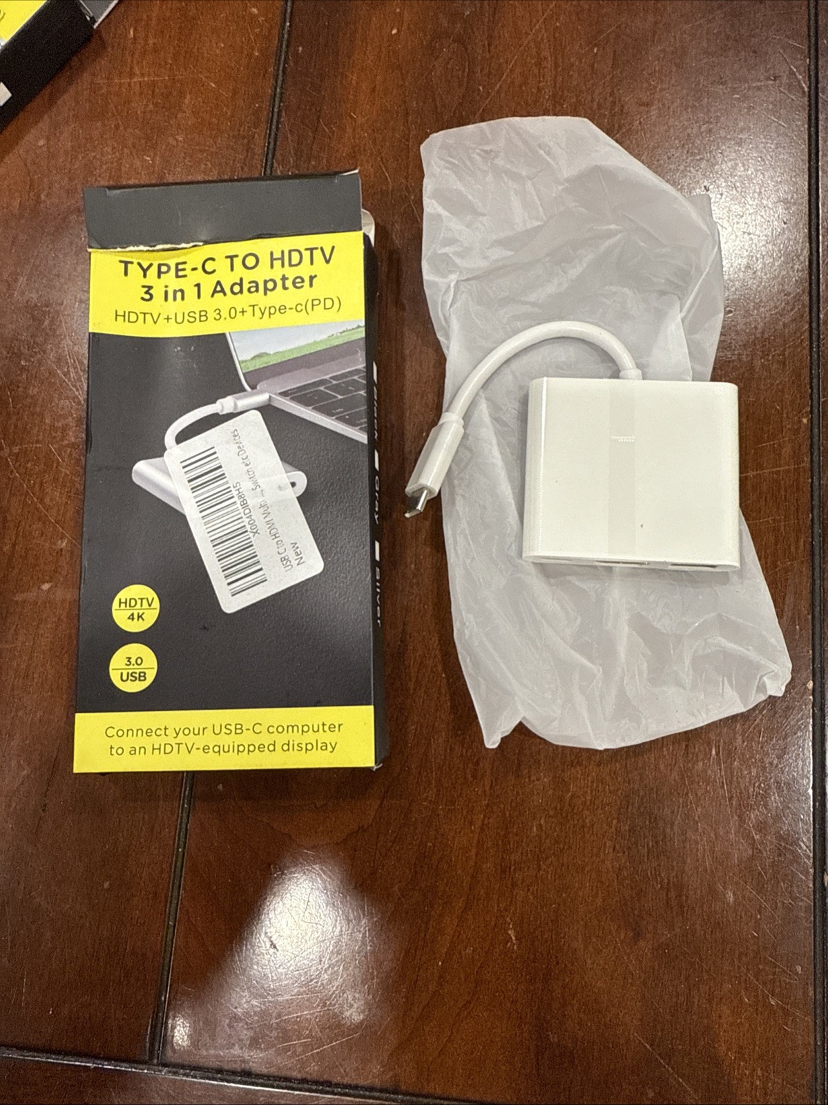 Type C To HDTV 3 In 1 Adaptor