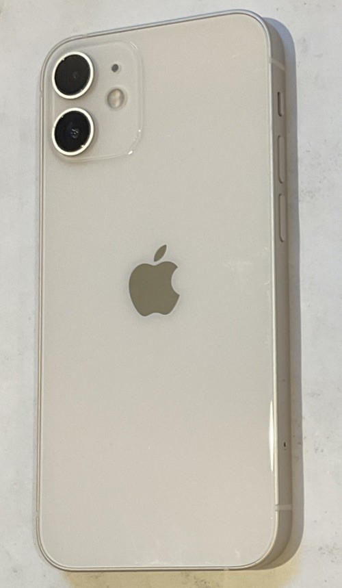 TESTED USED WHITE GSM UNLOCKED iPhone 12 MINI, 64GB A2176 MG6H3LL/A, 87% BATTERY