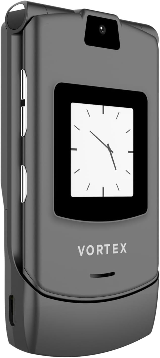 New Unlocked Vortex V3 Flip w/ H2O Wireless $20 Unlimited Talk, Text & 3GB Plan