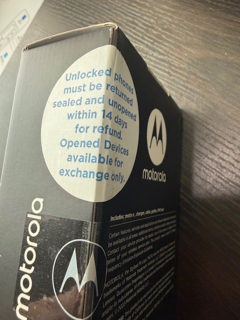 Motorola Moto E 2020 32GB Midnight Blue Factory Sealed Unlocked Phone