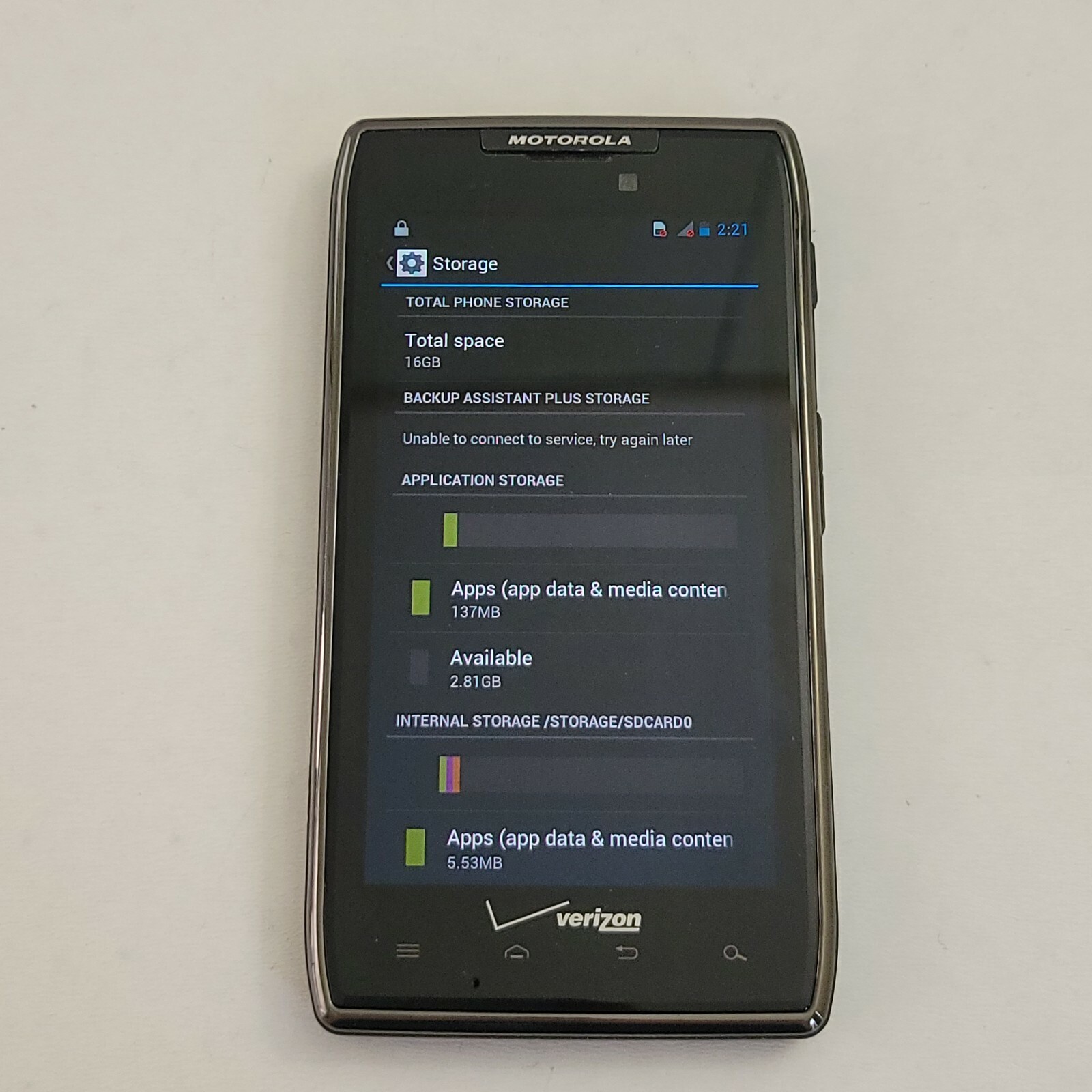 Motorola Droid RAZR MAXX XT912 (Verizon) 4G LTE Smartphone 4.3″, 16GB, 8MP
