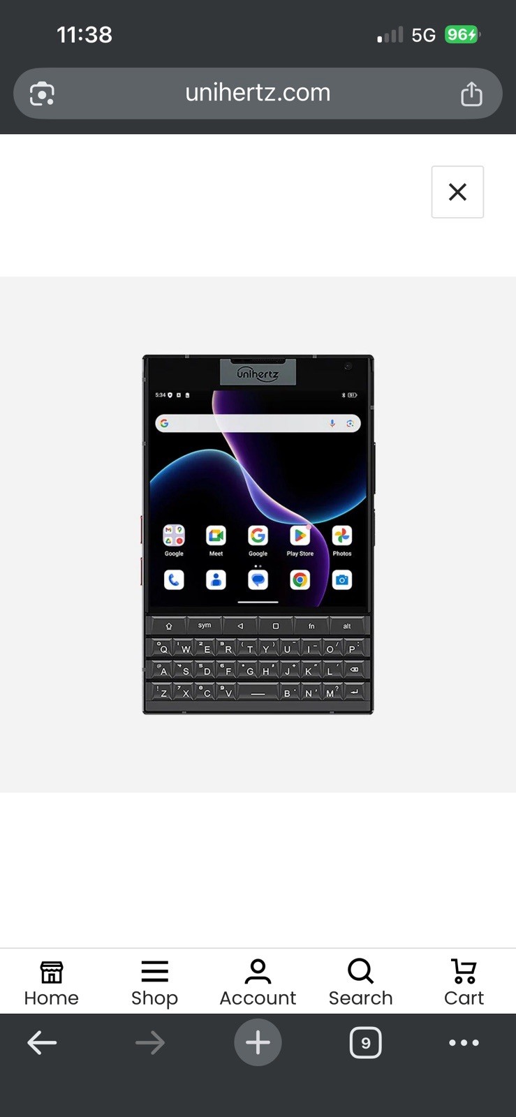 Unihertz Titan 2 Smartphone 5G, QWERTY