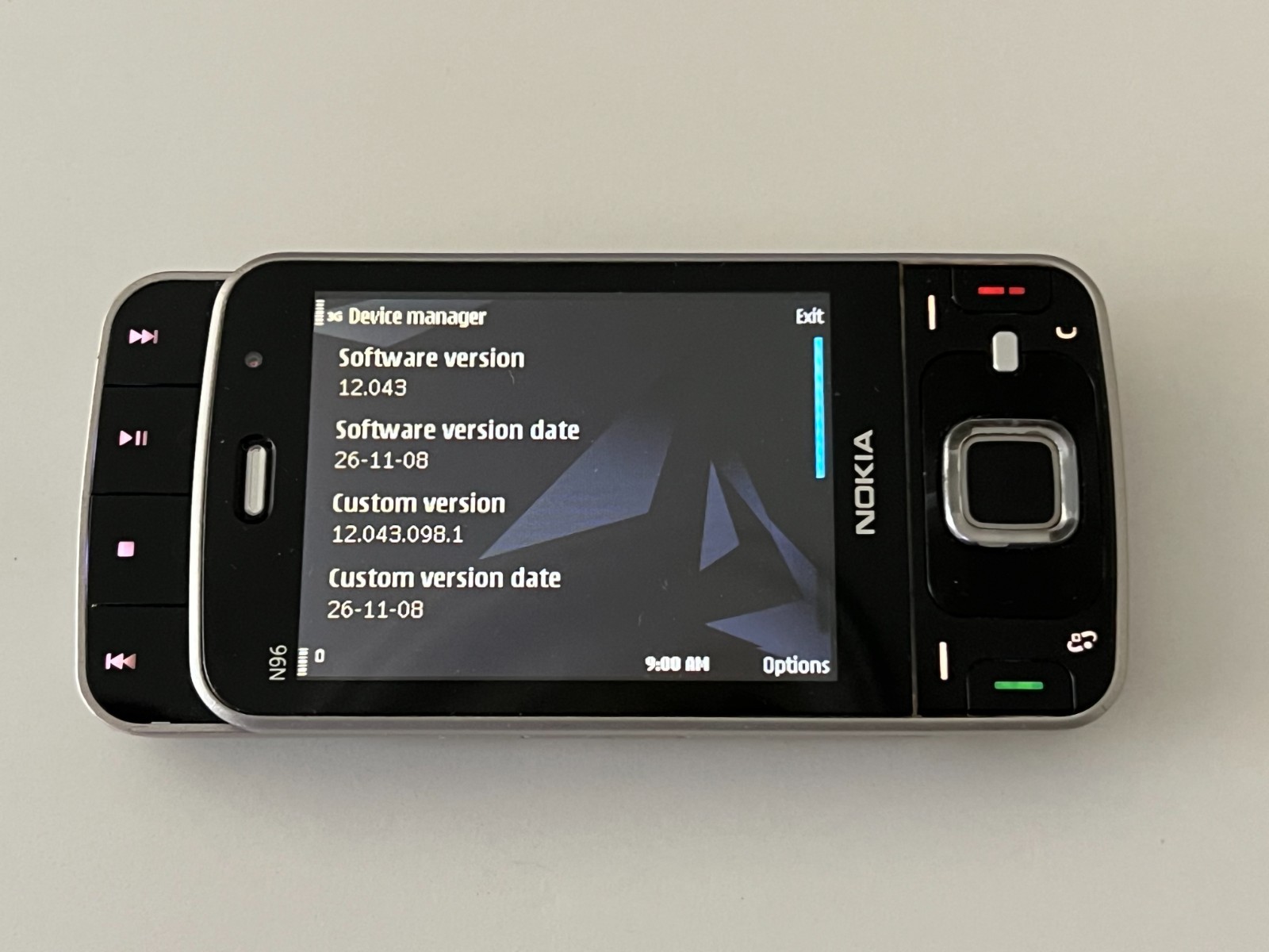 Original Nokia N96 Beige unlocked 16GB Smartphone Retro For Collectable