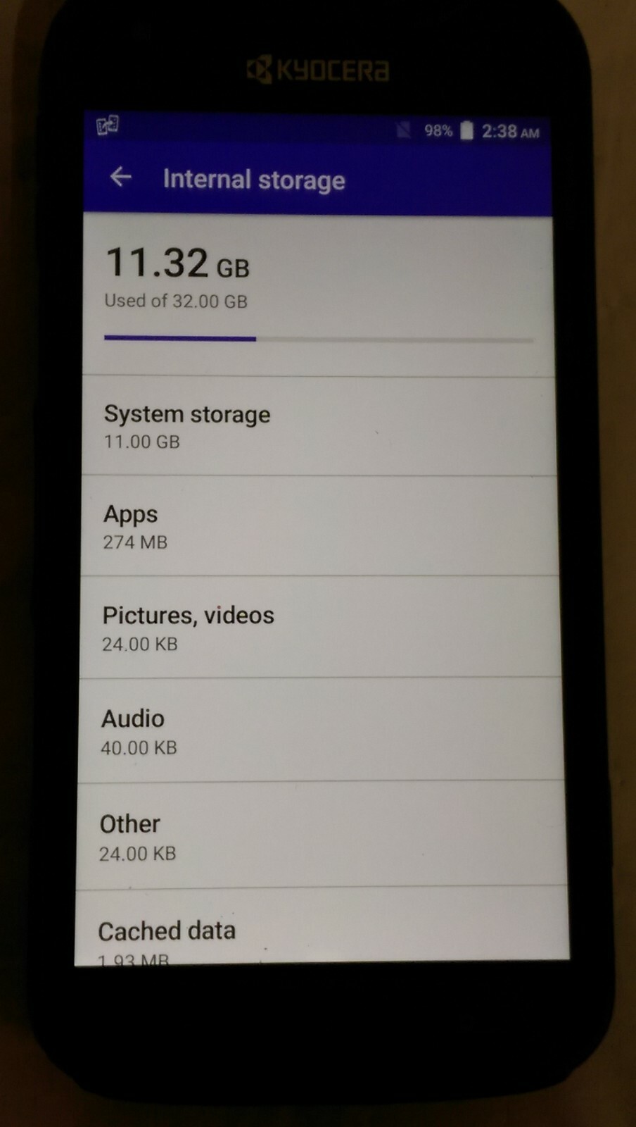KYOCERA Duraforce Pro E6820 (Black/Navy, ATT, 32GB) See Pics – Conditions Vary