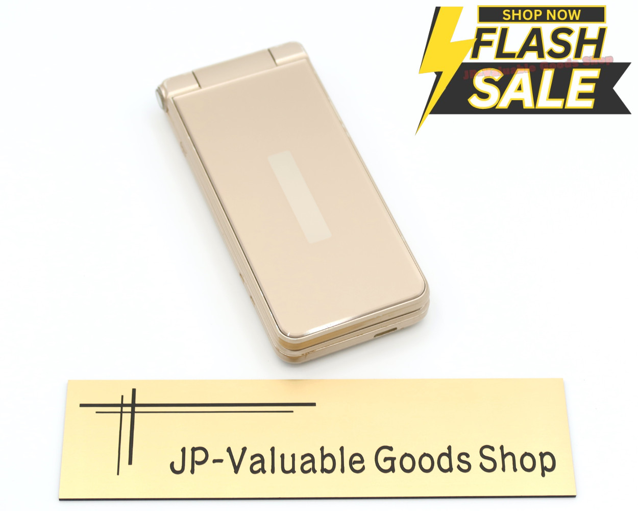 [Near Mint] SHARP AQUOS SH-01J DOCOMO ANDROID Flip Phone Keitai Unlocked Gold JP