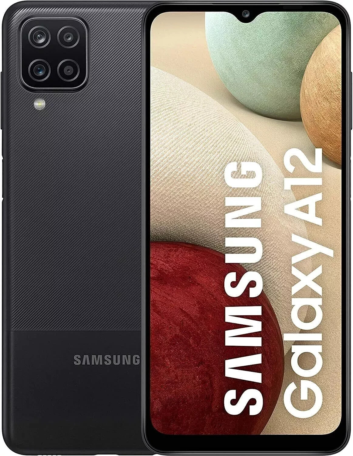 (TRACFONE) Samsung Galaxy A12 SM-A125U 32GB Black 6.5” – OPEN BOX
