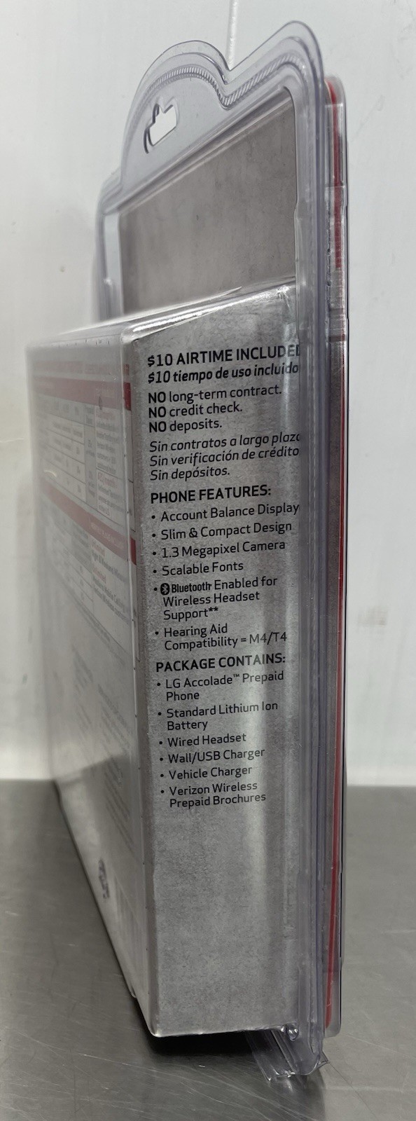 Verizon Prepaid Flip Phone 2010 LG Accolade VX5600 Sealed As Is Read