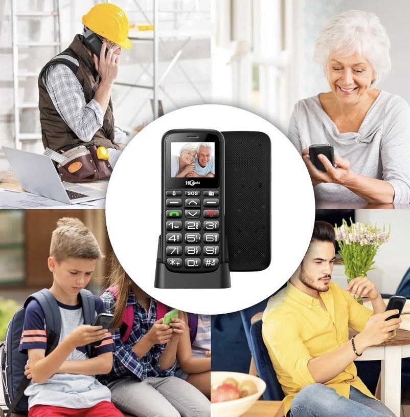 RS1 Seniors Mobile Phone,Sos,4G-Lte Big Button Basic Cell Phones for the Elderly