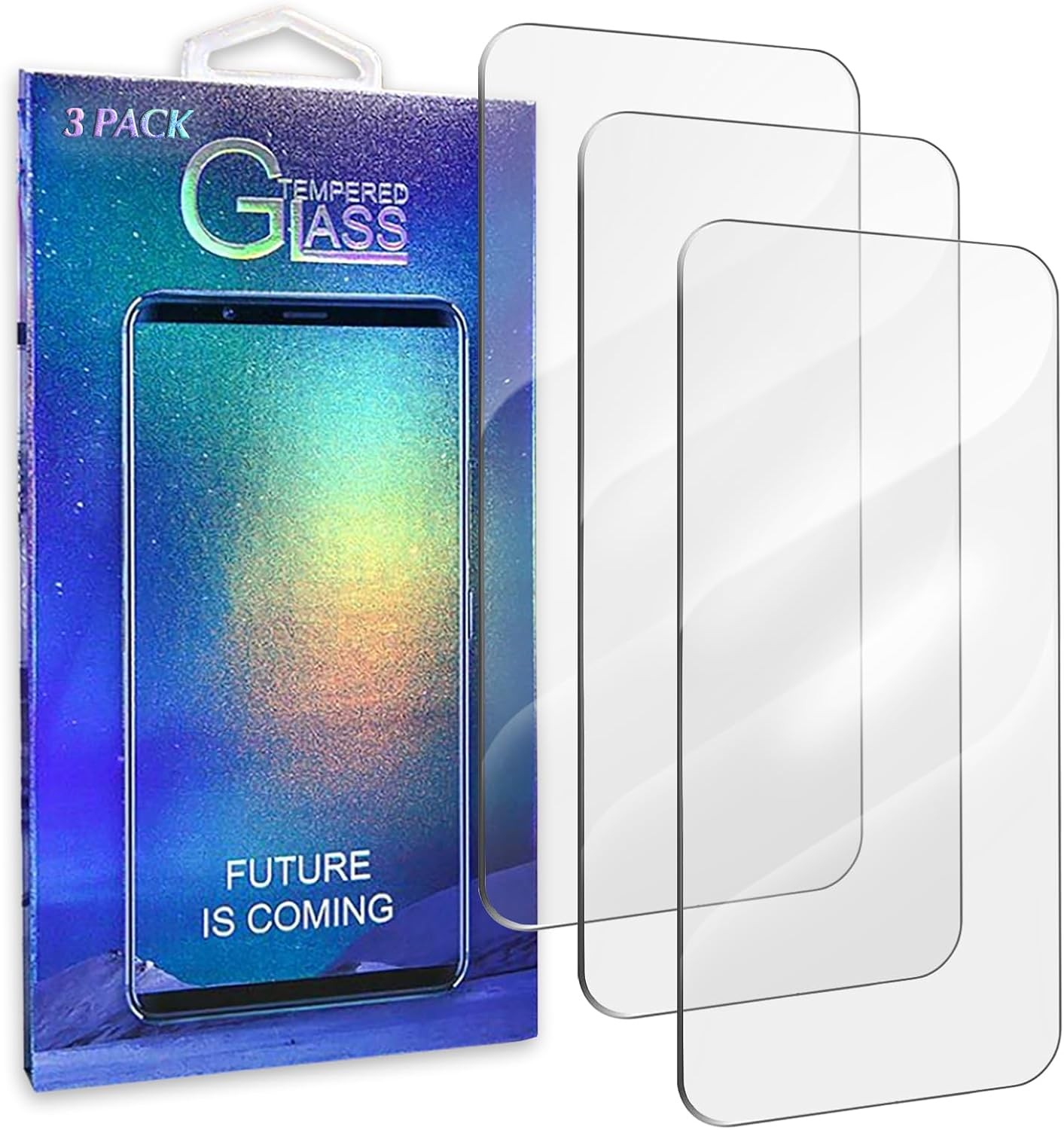 [3+0 PCS] Tempered Glass & Screen Protector for iPhone 11 & iPhone XR 6.1 Inch A