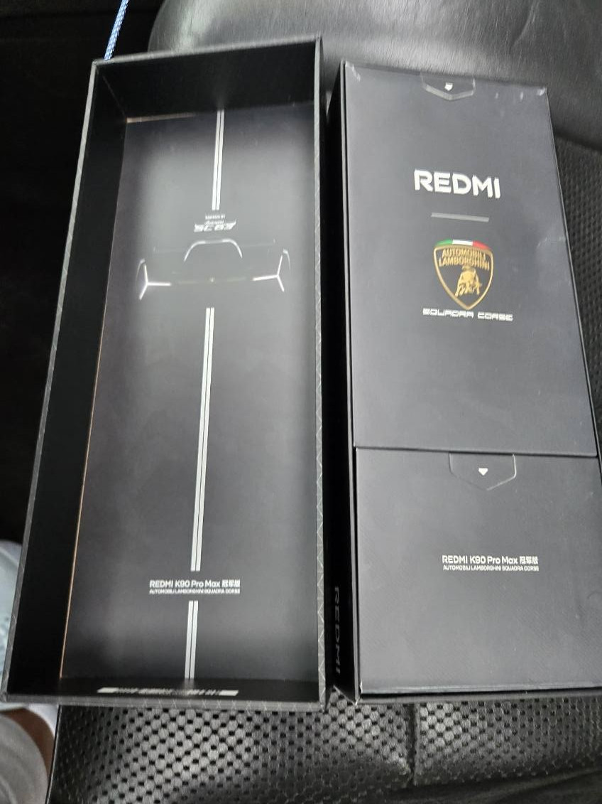 Redmi K90 Pro Max 1TB Black/Red Lamborghini Squadra Corse Edition Smartphone