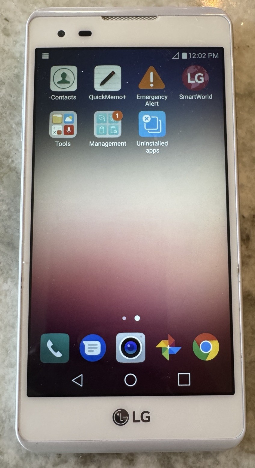 LG Tribute HD LS676 16GB White Sprint Smartphone Android Tested Factory Reset