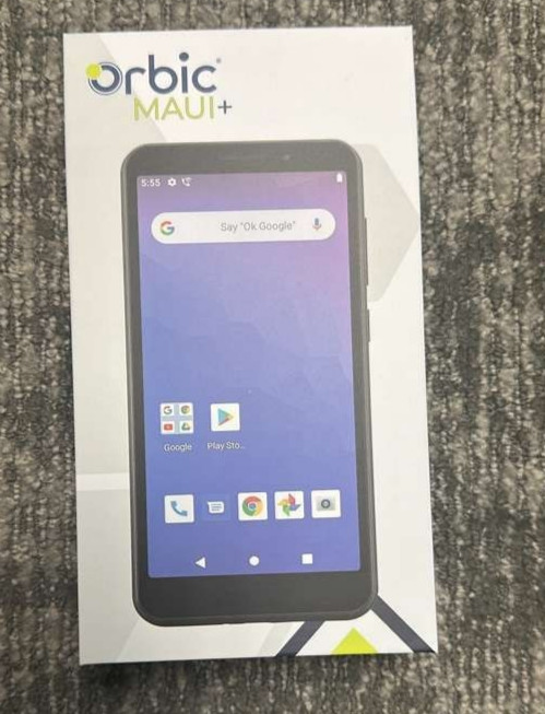 Orbic Maui+ ORB545LBTF 32GB Unlocked 4G LTE Black Smartphone