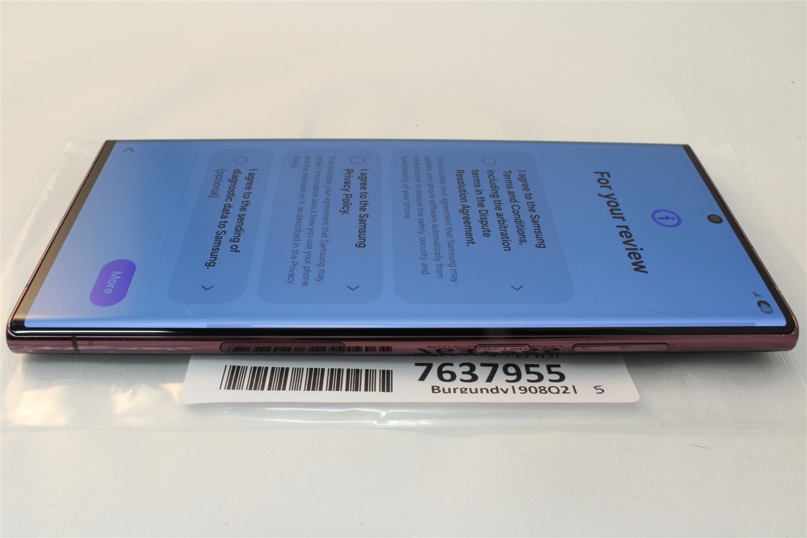 Samsung Galaxy S22 Ultra 256GB Burgundy Unlocked AT&T T-Mobile Verizon 7637955
