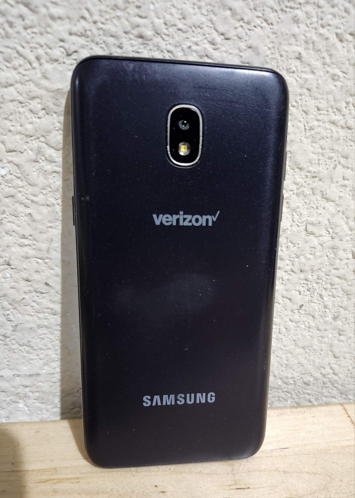 SAMSUNG GALAXY J3V 16 GB BLACK VERIZON WIRELESS GOOD CONDITION TESTED WORKING