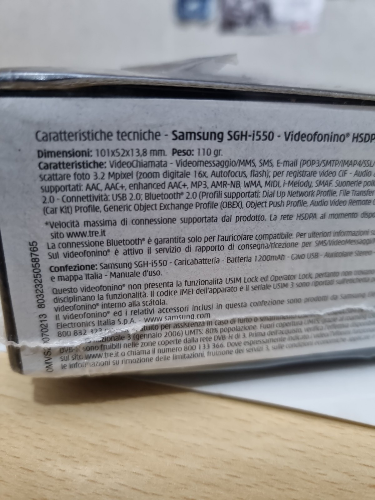 SAMSUNG SGH-I550 new Seald Box