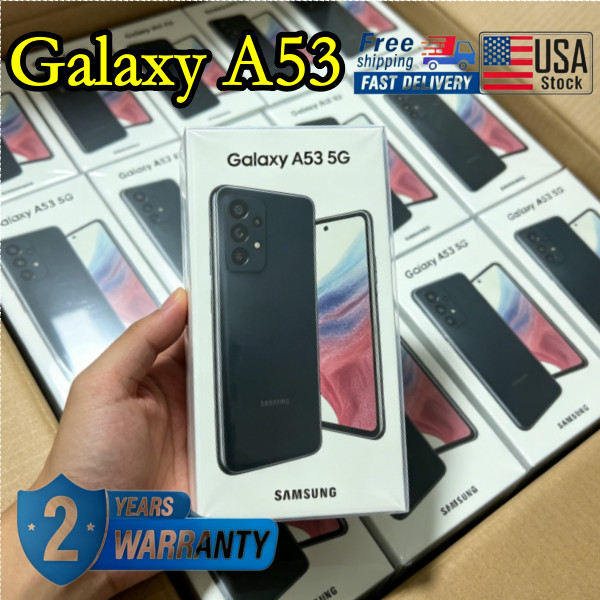 💯Samsung Galaxy A53 5G SM-A536U-128GB Black (Full Unlocked) Brand New Sealed us