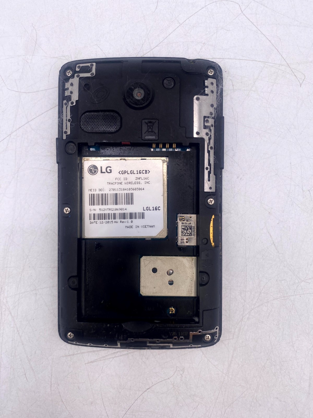 LG Lucky LGL16C Android Smartphone Black Dual Core 3.8″ Touchscreen NEED BATTERY