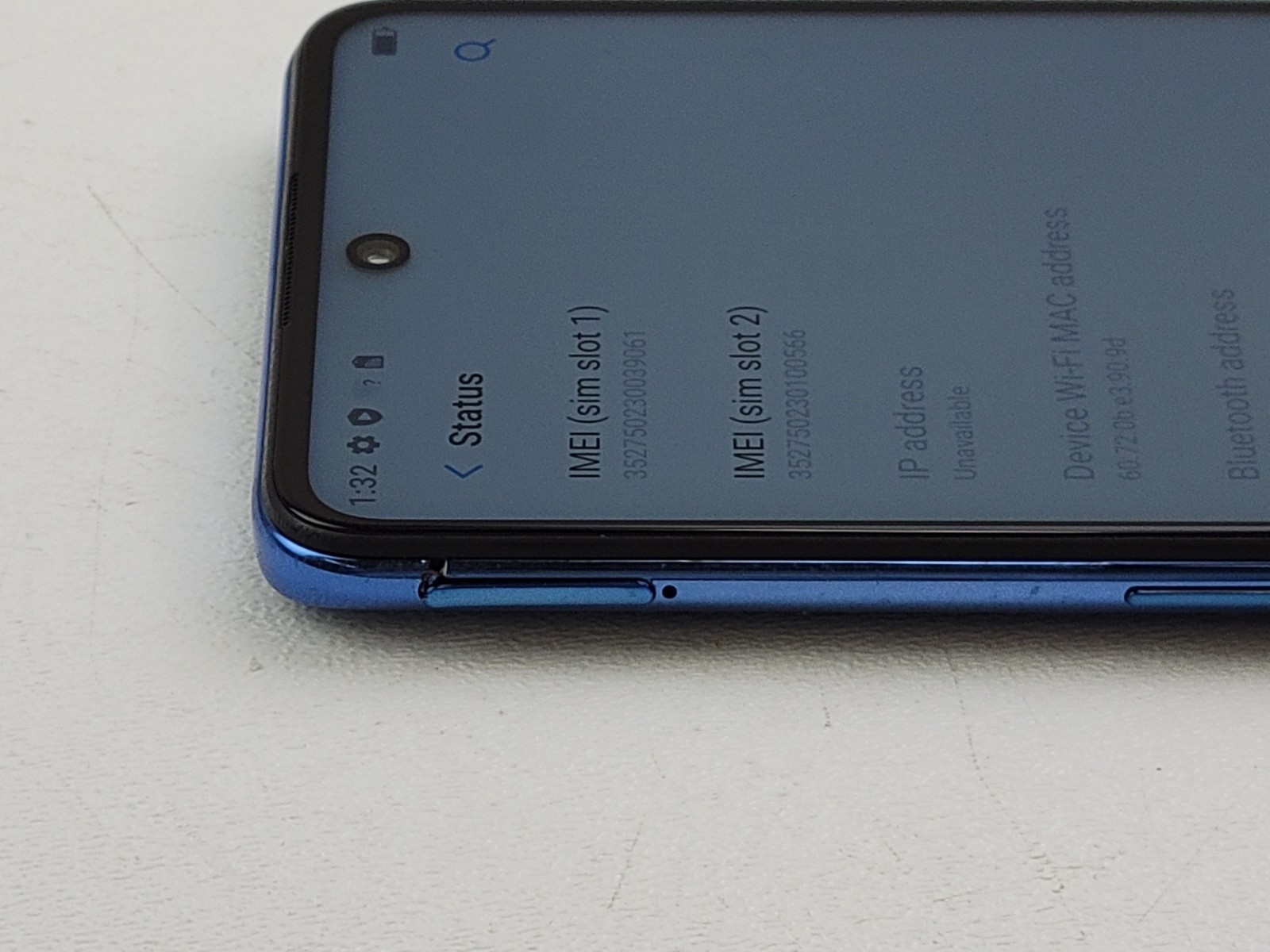 BLU F91 5G (F0030UU) 128GB – Blue (GSM Unlocked) Dual SIM Smartphone – H5947